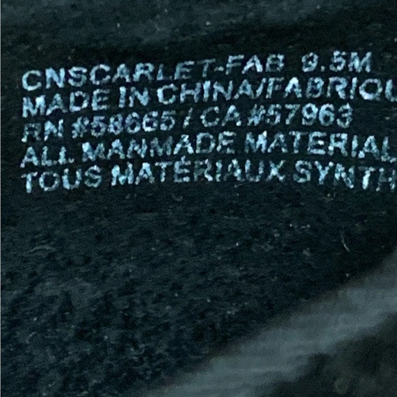 Caslon Black Velvet Flats Sleek Design - Picture 3 of 3